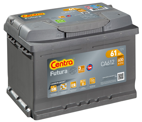Аккумулятор Centra CA612 12V 61Ah 600A ETN 0(R+) B13, Centra